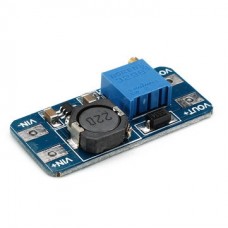 رگولاتور DC به DC افزاینده 2 آمپر MT3608 با قابلیت تنظیم ولتاژ خروجی رگولاتور DC به DC افزاینده 2 آمپر MT3608 با قابلیت تنظیم ولتاژ خروجی